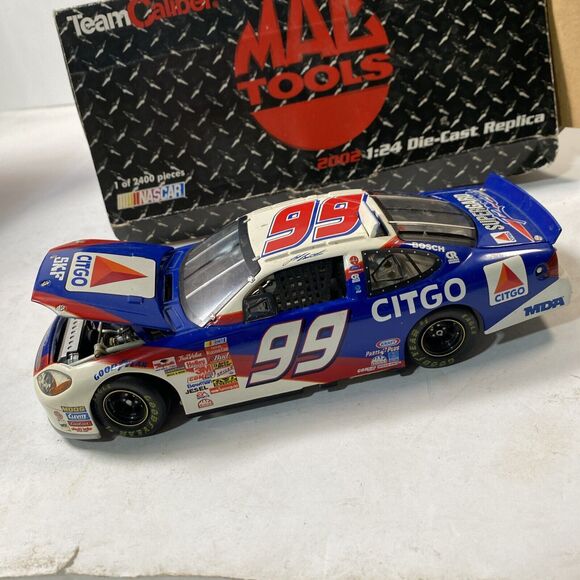 01 JEFF BURTON #99 CITGO MDA 1/24 TEAM CALIBER NASCAR Rare - Picture 2 of 4